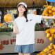 Tang Shi short-sleeved T-shirt female couple new summer back cartoon illustration early spring inner loose top base shirt