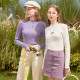 [XL] Tang Lion Autumn and Winter knitted bottoming shirt Female new versatile sweater semi -high -necked
