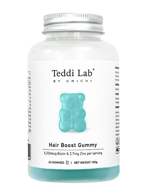 Unichi Hair Gummy Bear Sea Salt Hair Care Collagen Niacinamide Skin Eggplant Apple Vinegar Saffron