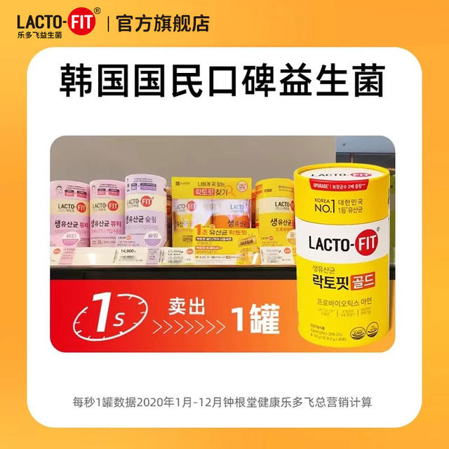 South Korea imports Zhong Gen Tang Le Duofei probiotic powder prebiotic postbiotic plus zinc probiotic powder
