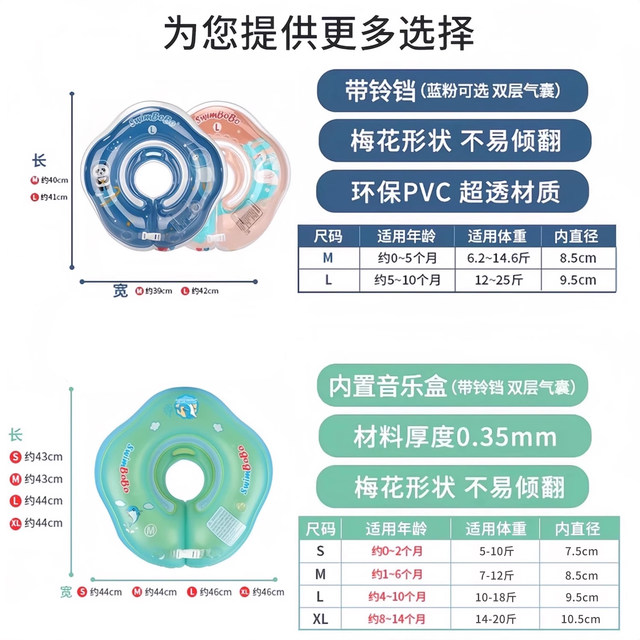SWIMBOBO baby neck ring newborn bath swimming ring special baby 0-December neck ring home use children