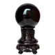 Natural obsidian ornaments, raw stone crystal ball, feng shui desktop handle piece, anti-villain stone, smelting obsidian