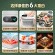 Konka folded the hot bubble barrel portable full -automatic constant temperature foot bath household electric massage foot basin
