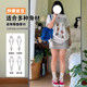 Gray sweat skirt sports skirt for women in summer large size high waist slim small A-line hip skirt casual short skirt
