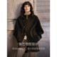 ELLE retro hooded woolen coat for women 2024 winter new short wool coat
