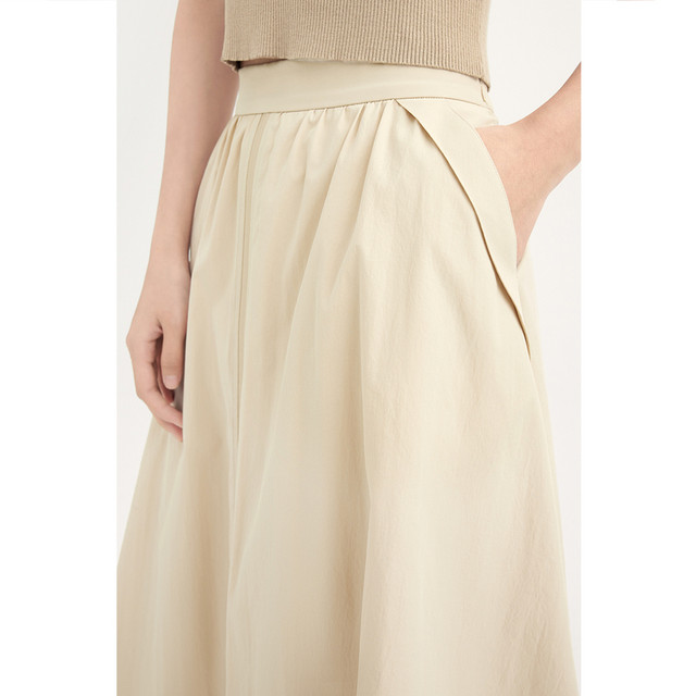 Shi Fan Li Xiaolian Skirt 2024 Spring New Middle Umbrella Skirt 3F3240071
