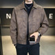 Retro leather jacket for men 2025 spring and autumn style fashion motorcycle jacket for men leather jacket for men lapel clothes short jacket for men