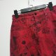 Spanish D brand de-label 2025 spring and autumn fashionable versatile high-waist slim printed skirt women's mid-skirt G549
