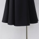 Commuting professional black suit skirt for women spring and summer design niche over knee long skirt high waist A-line large hem skirt