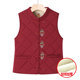 
Grandma's autumn and winter vest new style for elderly women's clothing plus velvet warm vest fashionable mother's clothing old lady's waistcoat