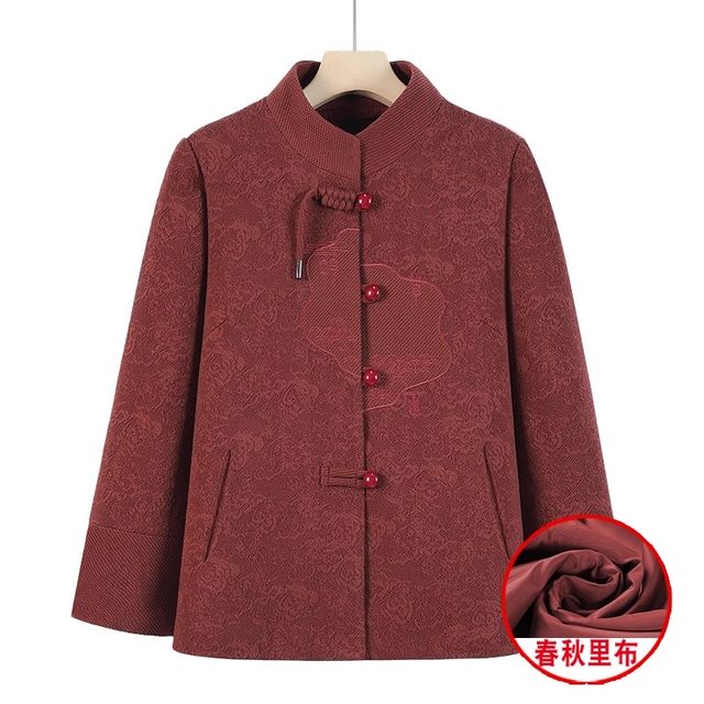 
Middle-aged and elderly winter velvet thickened coat grandma's coat warm and thickened mother's coat
