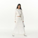IMXS mid-length workwear knitted half-body long skirt fish tail slim fit casual wash water old pocket skirt for women