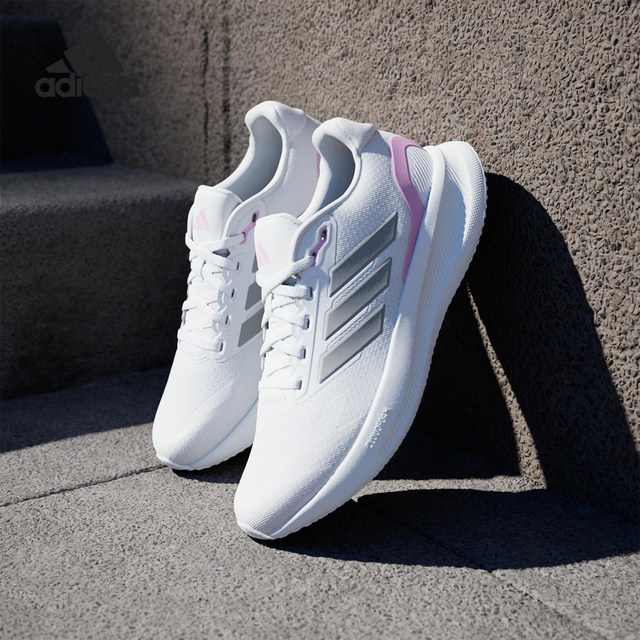 
Adidas/Adidas official genuine 2025 women's low-top lace-up mesh non-slip running shoes JI3981