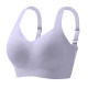 Large size fat mm sports bra wide shoulder strap anti-shake breathable women's underwear full cup gathering thin style without steel ring bra