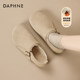 Daphne all-inclusive Birkenstock shoes for women 2025 autumn and winter new style slip-on pregnant women's plus velvet cotton shoes warm leather shoes