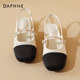 Daphne French Toe Sandals Women's 2025 New Summer Flat-soled Mary Jane Women's Shoes Small Flat Style Single Shoes