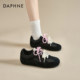 Daphne black moral training shoes for women, autumn 2025 new ballet flat shoes, Gan sports thin sole shoes