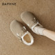 
Daphne all-inclusive Birkenstock shoes for women 2025 winter new plus velvet thickened pregnant women one-legged single shoes snow cotton shoes