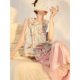 New Chinese vest Tang suit Chinese women's clothing Chinese style sleeveless vest women's embroidered ethnic style fold button national style top
