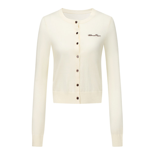 Mulberry Silk Slim Knit Cardigan