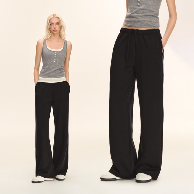 
CLIMAX VISION summer pants/light, cool, soft air layer drape casual loose straight trousers