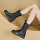 Thickened velvet chimney boots 2025 new fur integrated snow boots autumn and winter Martin boots short boots Northeast cotton shoes