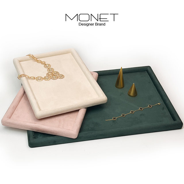 New jewelry display tray watch bracelet storage box ring necklace watch pallet display jewelry live broadcast