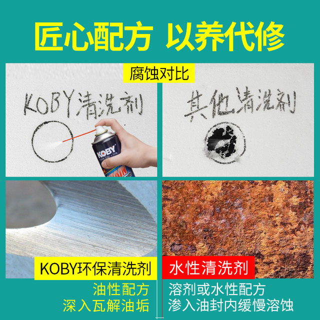 
KOBY motorcycle chain cleaning agent maintenance set oil seal chain oil wax dustproof waterproof heavy locomotive lubricating oil