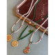 New Chinese style beaded pendant long necklace women's cheongsam sweater chain ancient style high-end light luxury national style accessories
