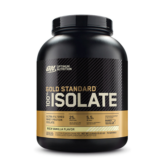 ON Ouptimon/Golden Band Whey Protein Powder 5 lbs Fitness and Muscle Build Original Imported in the United States
