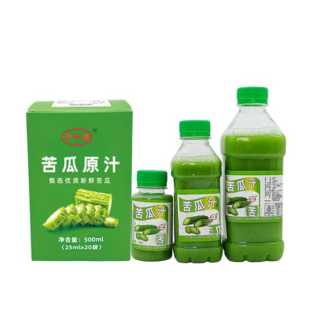 Bitter melon juice, a drink for diabetics, suitable for patients with high blood sugar, saccharin-free food, snacks for diabetics