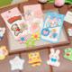 Children's Velcro broken hair arrangement artifact baby does not hurt hair bangs hairpin girl Internet celebrity back head headgear