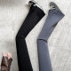Spring and Autumn 2025 new micro-flare shark pants for women wearing high waist and hip-lifting base to make them look slim black yoga bell-bottomed pants