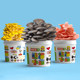 Mushroom potted planting bucket fun balcony children DIY oyster mushroom cultivation edible fungus package box stick family