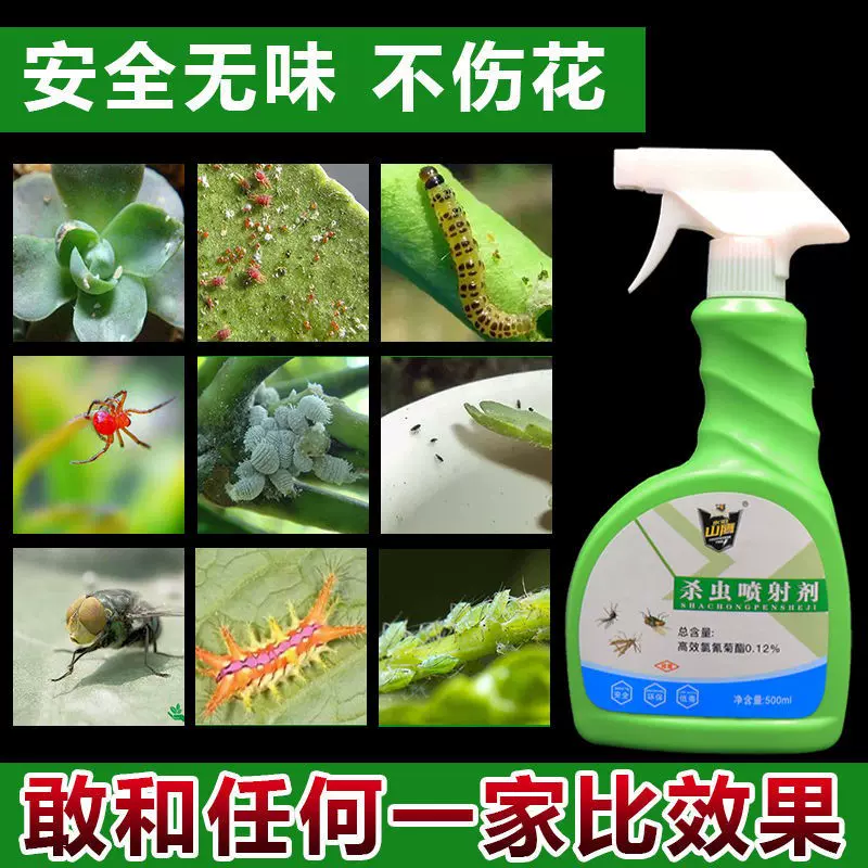 花卉花草家用室内通用除虫喷雾剂绿植花土杀虫药