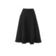 LANCY/Langzi 2025 Spring New High-end High-waist A-line Slim Mid-Long Umbrella Skirt Versatile Commuter Skirt
