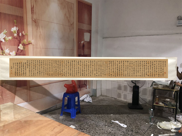 Wen Zhengming's running script, Preface to Prince Teng's Pavilion, high-definition reproduction of original Giclee brush calligraphy and original large calligraphy copy