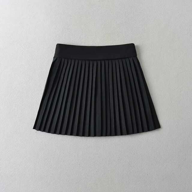 Exposing long legs, sweet, cover hips, pure desire, high waist, slimming organ pleated skirt, sports tennis skirt, quick-drying, anti-exposure skirt