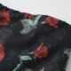 Hot girl retro rose printed mesh skirt for women in summer new high-waisted slim hip A-line short skirt
