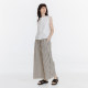 CUBIC cotton lace lace small flying sleeves simple and versatile sleeveless shirt loose casual top

