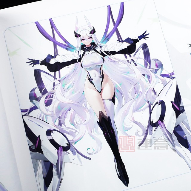Spot Daily Version] SiXth Anniversary Art Collection Azur Route 6th Anniversary Setting 6th Anniversary Art Memorial Book 9784757588837
