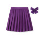 Japanese COS women's school uniform pleated skirt spring and autumn uniform short skirt women's high waist college style skirt commuting pure color