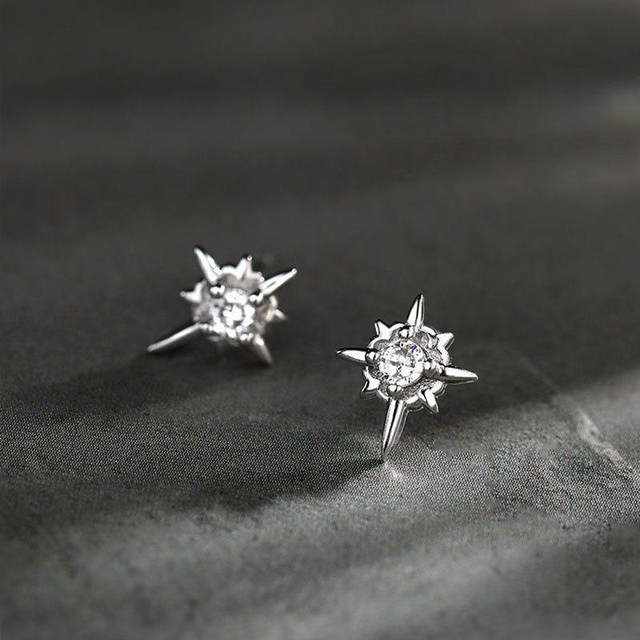 No Ear Pental Arctic Acet Men's Personal Trend Magnetic Magnetic Acelon earrings Single men's net red fake earrings
