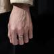 Mobius ring ring men's light luxury high-end single index ring women's niche design simple and adjustable