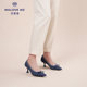 MALOVE MZ high heels for women slim heels 2025 new elegant pointed toe shoes comfortable commuting women's shoes without tiring feet