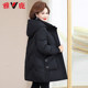 Yalu Mom's Winter Down Jacket 2025 New Fashionable Medium-Length Solid Color Warm Duck Down Jacket Women's Style
