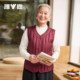 Yalu thin down vest grandma wear 2025 winter new style middle-aged and elderly mothers wear warm vest for women