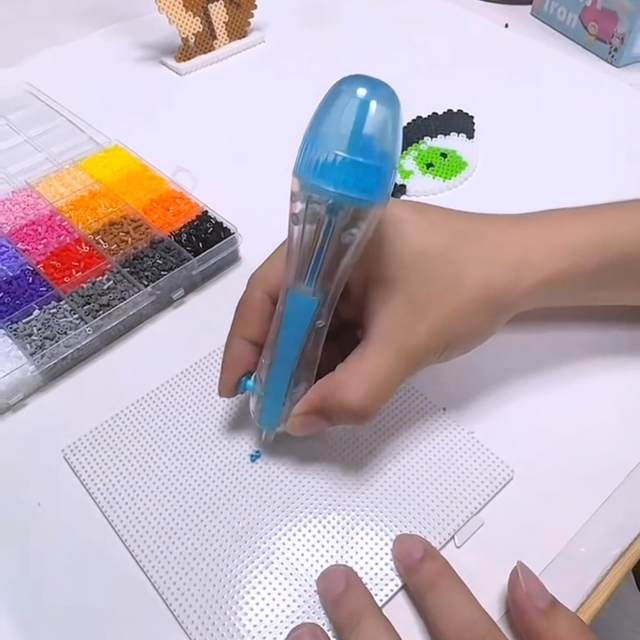 Doudou doudou doudou pen manual DIY auxiliary tool click type doudou dou pen three-dimensional fusion bean puzzle supplement pack 6