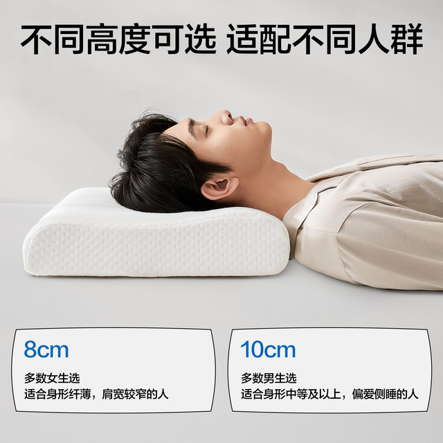 Memory foam deep sleep pillow adult pillow core cervical spine-assisted sleep-protecting single person one pair student dormitory