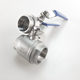 201 304 stainless steel two-piece medium-sized ball valve 2PC internal thread internal wire water switch valve 4 minutes 6 minutes 1 inch